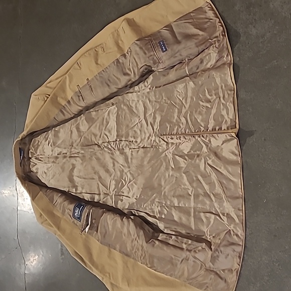 POLO BY RALPH LAUREN TAN 100% COTTON SPORT COAT BLAZER MADE IN ITALY - Picture 9 of 13